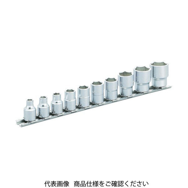 TONE ソケットセット(6角・ホルダー付) 12pcs HS312 1セット 369-8483（直送品）