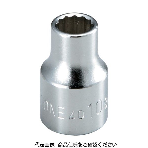 TONE ソケット(12角) 対辺寸法16mm 全長36mm 4D-16 1個 122-3119（直送品）