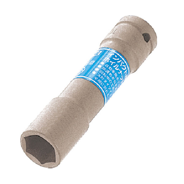 TONE インパクト用薄形ロングホイルナットソケット 17mm 4A-17LN 1個 239-6386（直送品）