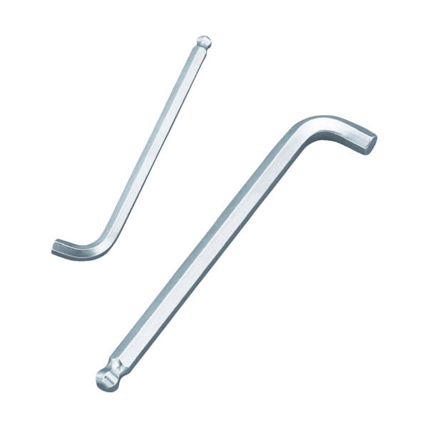 TONE ボールポイント六角棒レンチ マスターツール首下ショートボールポイントL形レンチ 対辺寸法6mm BS-06S 1本(1個)（直送品）