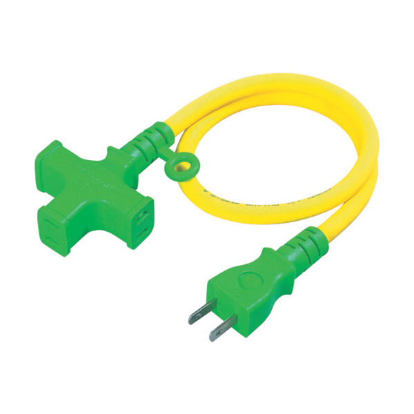 日動工業 NICHIDO ショートタップ L型クロスタップ ソフト電線0.5m TL2-0.5S 1本 368-6892（直送品）