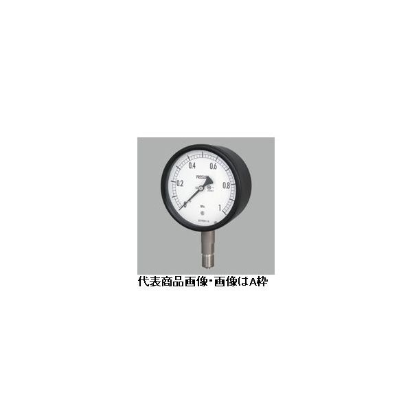 長野計器 密閉形圧力計（屋外・耐食用）φ75 埋込形 BC15-233-0.1MPA 1個（直送品）