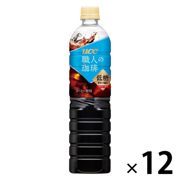 ボトルコーヒー】UCC上島珈琲 職人の珈琲 低糖 900ml 1箱（12本入