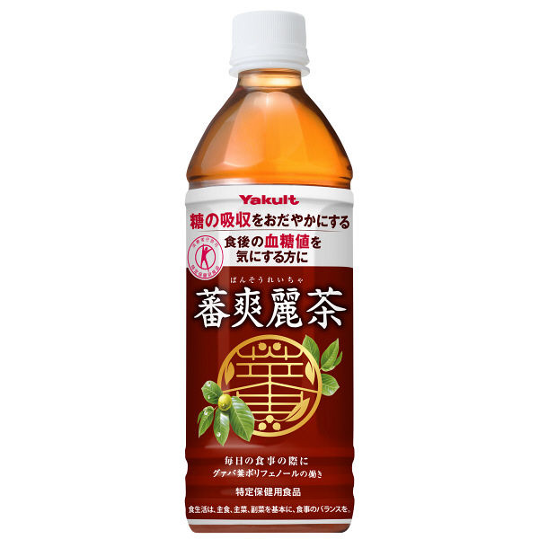 トクホ・特保】ヤクルト 蕃爽麗茶 500ml 1箱（24本入） - アスクル