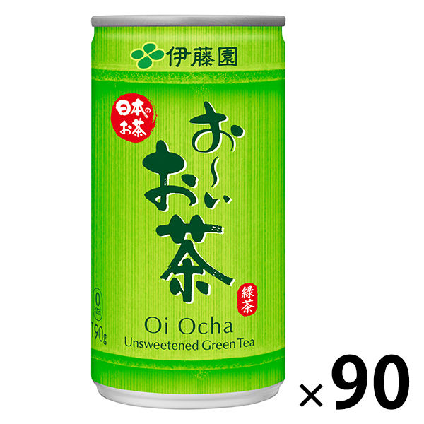 伊藤園 おーいお茶 190g 1セット（90缶） 小容量 お茶 【接客】【来客】【会議】