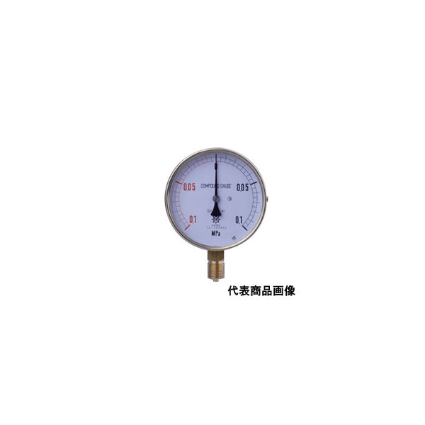 第一計器製作所 HNT汎用圧力計 AT R3/8 100×0.25MPA HNT-841A-0.25MPA 1台（直送品）