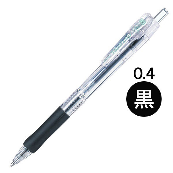 ゼブラ タプリクリップボールペン 0.4mm 黒 BNH5-BK 1本