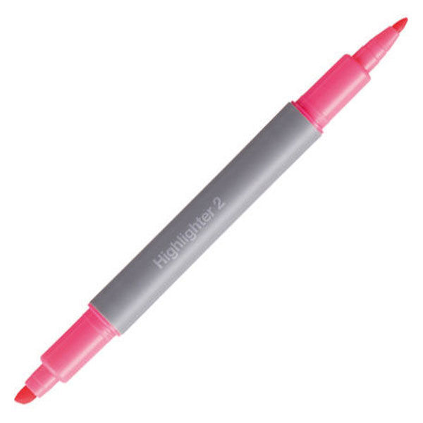 蛍光ペン ツインタイプ ピンク 10本 アスクル  オリジナル
