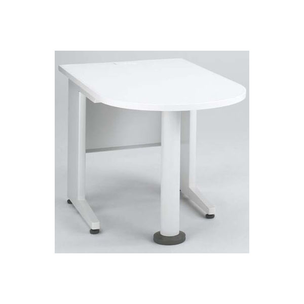 オカムラ スチールOAデスク ビラージュ VILLAGE サイドミーティングテーブル ホワイト 幅700×奥行1200×高さ700mm 1台（直送品）