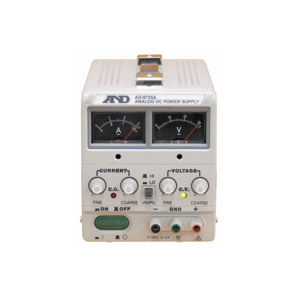エー・アンド・デイ　直流安定化電源　AD-8735A　1台　（直送品）