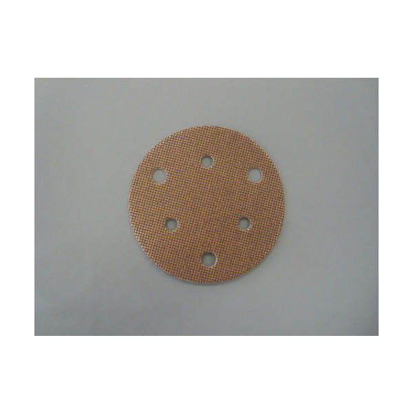 トラスコ中山 TRUSCO アストラマジック 穴あり Φ125 5枚入 粒度#100 100# TAM-125A 100 1袋(5枚)（直送品）