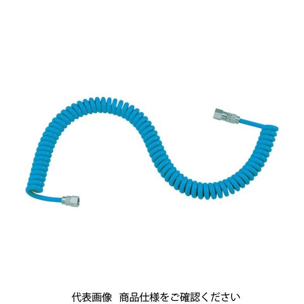 トラスコ中山 TRUSCO ウレタンコイルホース細巻 L型 1.4m CH-300 1本 231-5378（直送品）