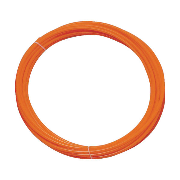 トラスコ中山 TRUSCO ポリウレタンチューブ 4X2.5mm 10m巻 オレンジ TEN-4X2.5-10-O 1巻 231-7435（直送品）