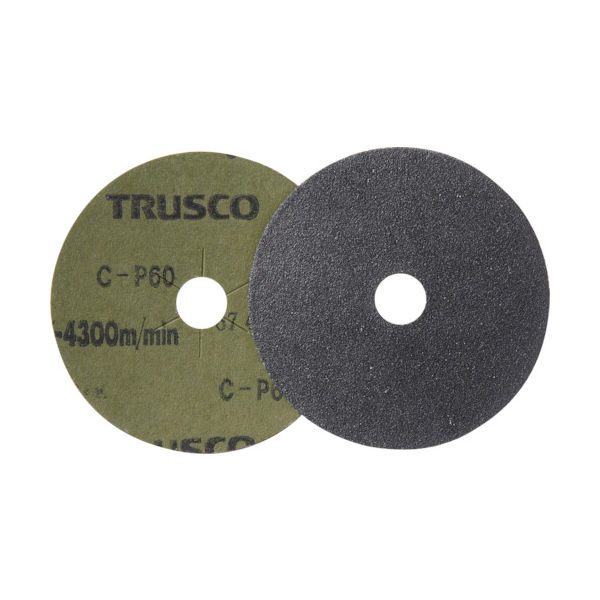 トラスコ中山 TRUSCO ディスクペーパー4型 Φ100X15.9 #60 (10枚入) TG4-60 1箱(10枚) 256-7016（直送品）