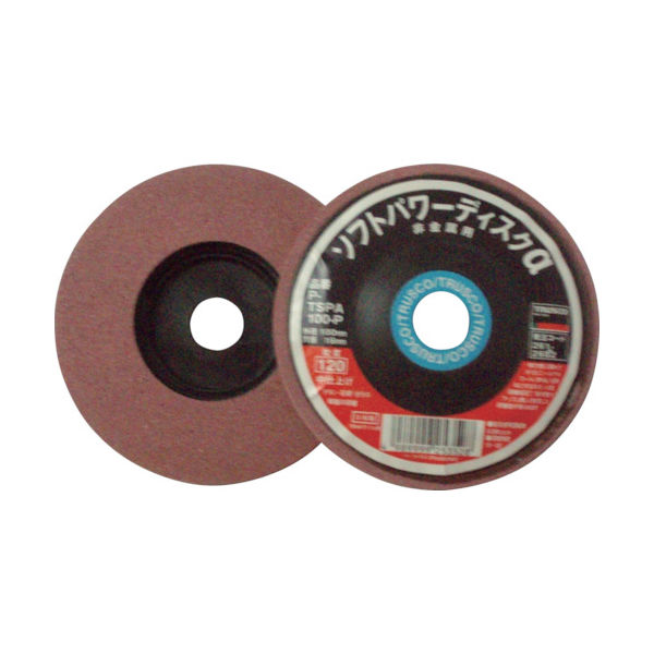 トラスコ中山 TRUSCO ソフトパワーディスクα 非金属用 Φ100 5個入 800 TSPA100-P 1箱(5個) 261-2666（直送品）