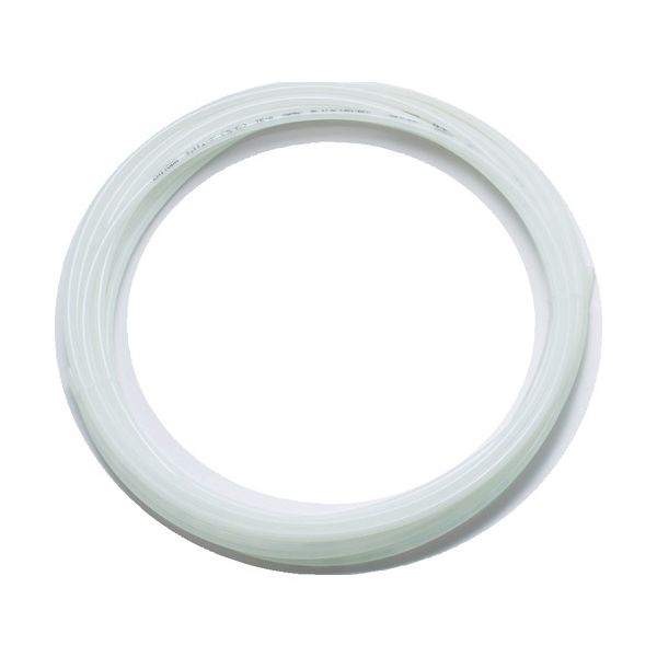 トラスコ中山 TRUSCO ポリウレタンチューブ 12X8.0mm 10m巻 ホワイト TEN-12-10-W 1巻 231-7320（直送品）