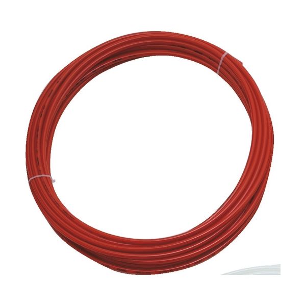 トラスコ中山 TRUSCO ポリウレタンチューブ 8X5.0mm 10m巻 レッド TEN-8-10-R 1巻 231-6889（直送品）