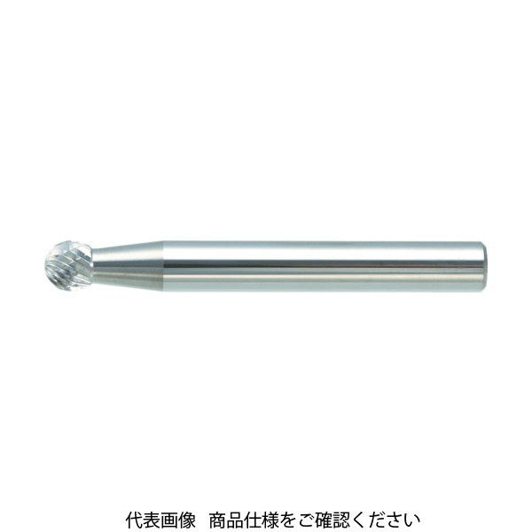 トラスコ中山 TRUSCO 超硬バー 球型 Φ6X刃長5.5X軸6 シングルカット TB8C060S 1本 384-0794（直送品）