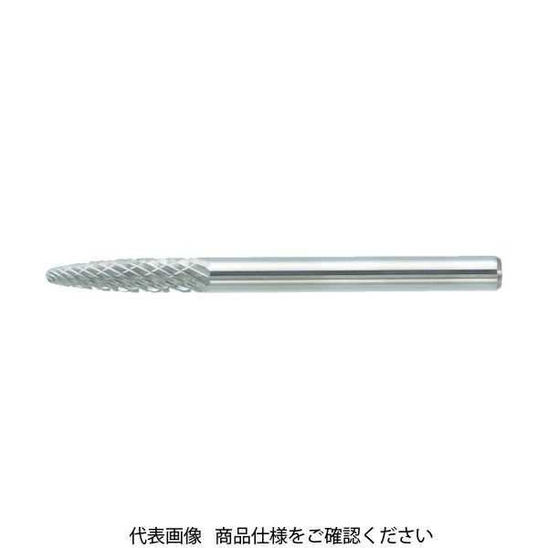 トラスコ中山 TRUSCO 超硬バー 砲弾型 Φ3X刃長13X軸3 シングルカット TB3A030S 1本 384-0379（直送品）