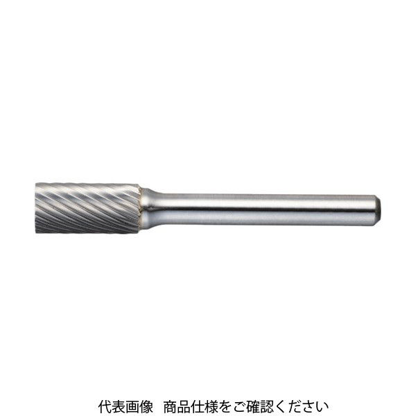 トラスコ中山 TRUSCO 超硬バー 円筒型 Φ12.7X刃長25X軸6 シングルカット TB1C127S 1本 384-0298（直送品）