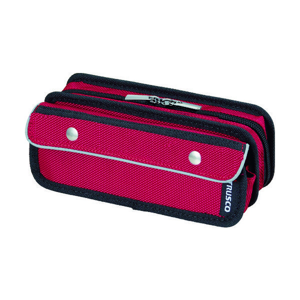 トラスコ中山 TRUSCO ペンケース レッド TC-PC-R 1個 392-6834（直送品）