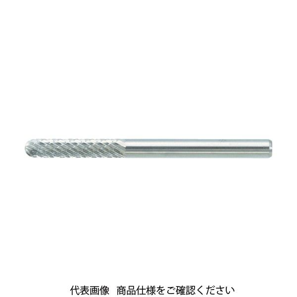 トラスコ中山 TRUSCO 超硬バー 先丸円筒型 Φ3X刃長14X軸3 シングルカット TB2A030S 1本 384-0310（直送品）