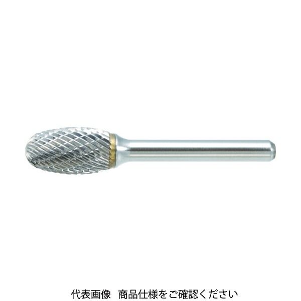 トラスコ中山 TRUSCO 超硬バー タマゴ型 Φ12.7X刃長22X軸6 シングルカット TB6C127S 1本 384-0719（直送品）