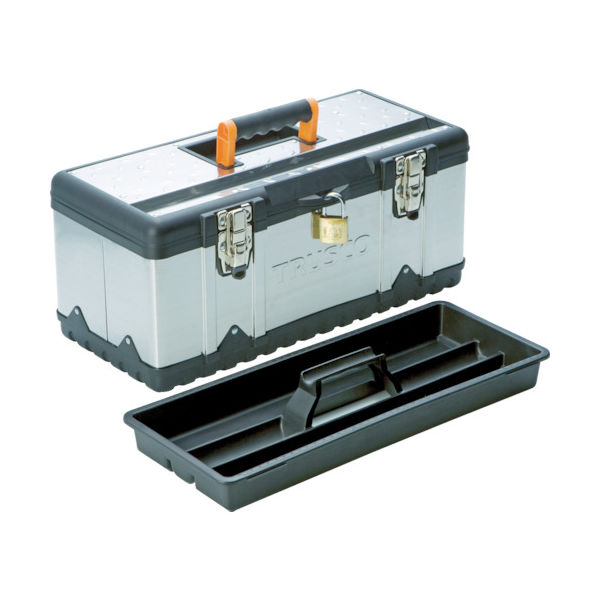トラスコ中山 TRUSCO ステンレス工具箱 Lサイズ TSUS-3024L 1個 389-4878（直送品）