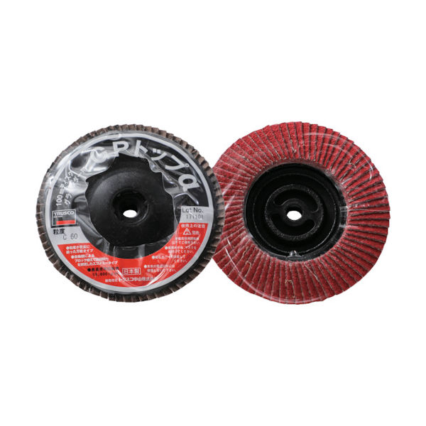 トラスコ中山 TRUSCO GPトップα ねじ込み式 セラミック 100Φ 60#(10枚入) GP100ALC-60 1箱(10枚)（直送品）