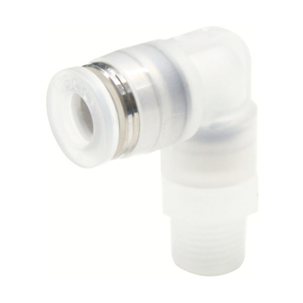 日本ピスコ ピスコ チューブフィッティング エルボ PPタイプチューブ8ネジR1/8 PPL8-01 1個 378-2361（直送品）