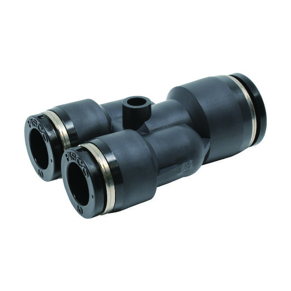 日本ピスコ ピスコ チューブフィッティング 違径ユニオンワイ PW12-10 1個 378-2573（直送品）