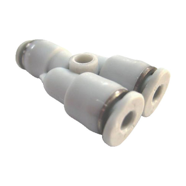 コンバム CONVUM チューブ継手 ユニオン ワイ 適合チューブ外径D:4×4×4mm WPY04C 1個 375-6980（直送品）