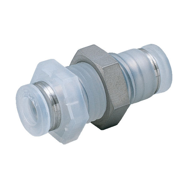 日本ピスコ ピスコ チューブフィッティング 隔壁ユニオン PPタイプ PPMP4 1個 378-2417（直送品）