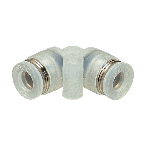 日本ピスコ PISCO チューブフィッティング ユニオンエルボ PPタイプ 4×4 PPV4 1個 378-2492（直送品）