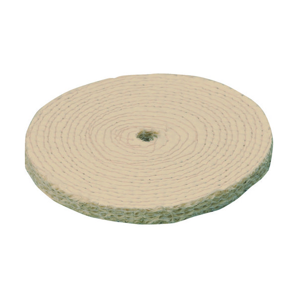 トラスコ中山 TRUSCO 積みサイザルバフ 外径Φ100X穴径12.7mm 5個入 TSB-100-4 1箱(5個) 261-6521（直送品）