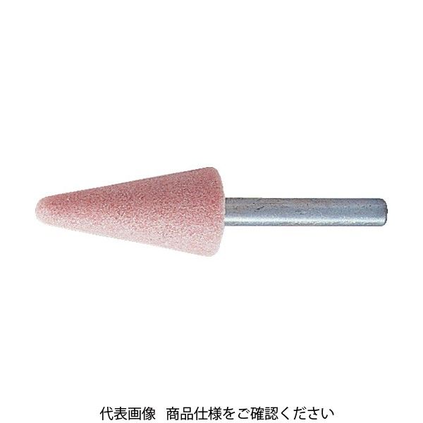 トラスコ中山 TRUSCO 軸付砥石PA 傘型 Φ25X幅50X軸6 #60 1箱(PK)5本 MP-740P 1箱(5本)（直送品）