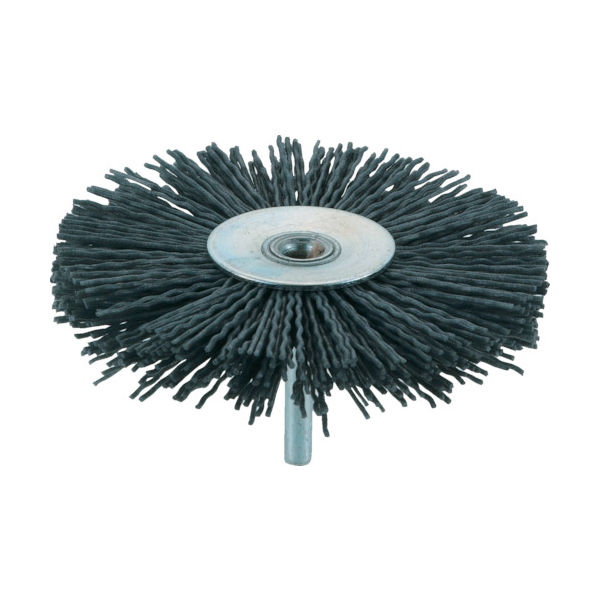 トラスコ中山 TRUSCO 軸付ホイールブラシ φ100X軸6 グリッド線 線径1.0 TB-6255 1個 259-0191（直送品）