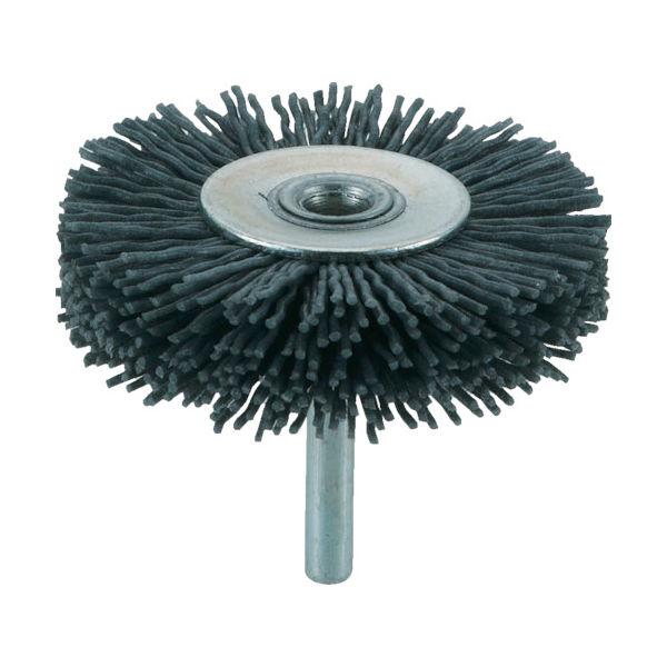 トラスコ中山 TRUSCO 軸付ホイールブラシ φ65X軸6 グリッド線 線径1.0 TB-6235 1個 259-0174（直送品）