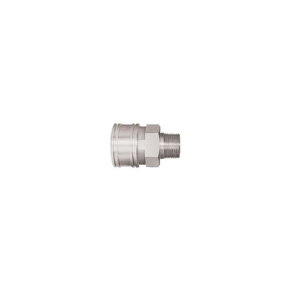 日東 TSPカプラ ステンレス製 ニトリルゴムSG(NBR)(めねじ取付用ソケット) 相手側Rc2(00736) 16TSM SUS NBR（直送品）