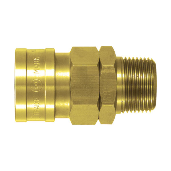 日東工器 日東 真ちゅう製ハイカプラ ニトリルゴムNBR(SG)BSBM600SM(00234) 600SM BRASS NBR 1個（直送品）