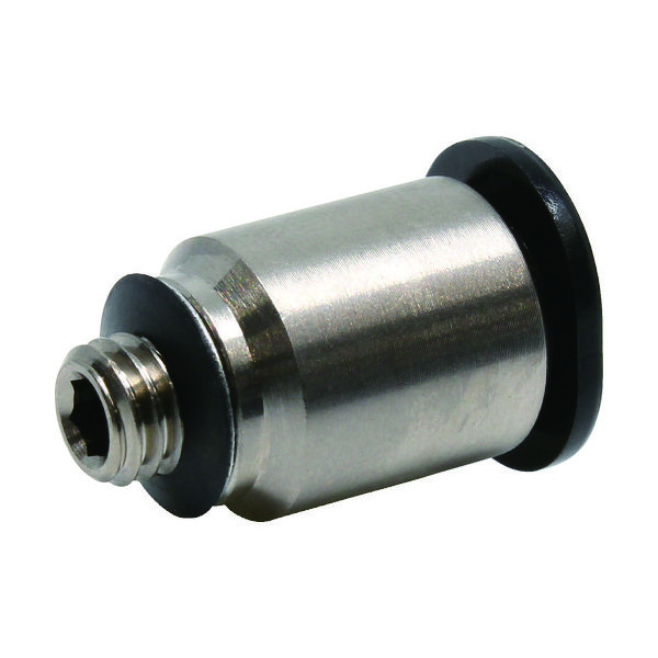 日本ピスコ ピスコ チューブフィッティングミニ 六角穴付ストレート チューブ6 接続口径M5×0.8 POC6-M5M 1個 290-7291（直送品）