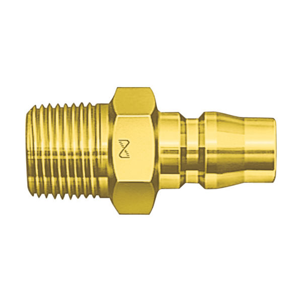 日東工器 日東 真ちゅう製ハイカプラ(めねじ取付用プラグ) 相手側Rc3/4 1.5Mpa(00214) 600PM BRASS 1個（直送品）