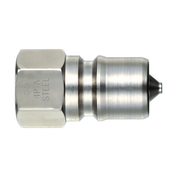 日東 SPカプラ タイプA 鋼鉄製 ニトリルゴムNBR(SG)相手側取付サイズR1/2(07912) 4P-A STEEL NBR 1個（直送品）