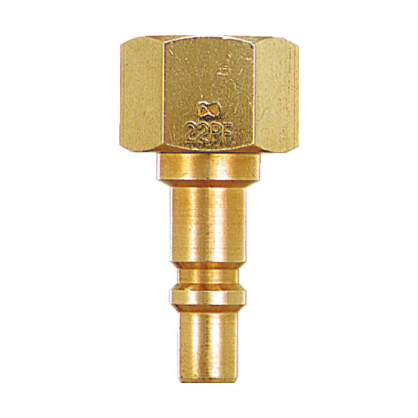 日東工器 日東 ミニカプラ酸素用22PF(01176) 22PF BRASS 1個 112-9899（直送品）