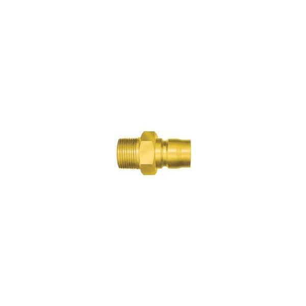 日東工器 日東 TSPカプラ 真ちゅう製(めねじ取付用プラグ) 相手側Rc1(00577) 8TPM BRASS 1個 113-9525（直送品）