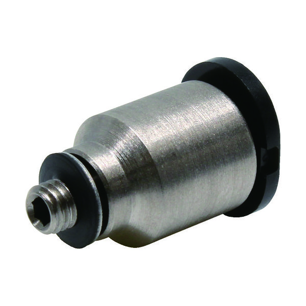 日本ピスコ ピスコ チューブフィッティングミニ 六角穴付ストレート チューブ4 接続口径M3×0.5 POC4-M3M 1個（直送品）