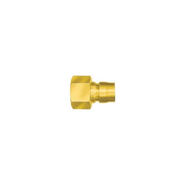 日東工器 日東 TSPカプラ 真ちゅう製(おねじ取付用プラグ) 相手側R1/2(00572) 4TPF BRASS 1個 113-4761（直送品）
