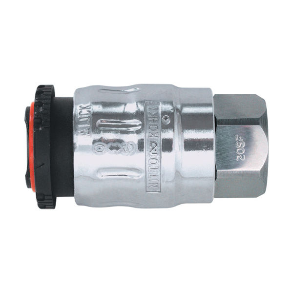 日東工器 日東 フルブローカプラFBH40SF(23548) FBH-40SF AL NBR 1個 214-8315（直送品）