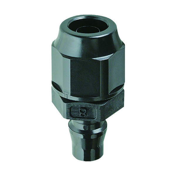 ジョプラックス 樹脂プラグ 相手側ホース8.0×12.0 ホース取付用 JN-8N 1個 218-7507（直送品）