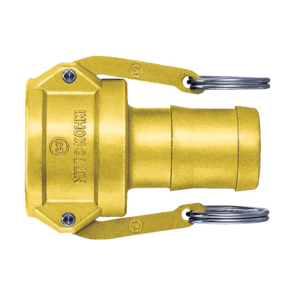 日東 レバーロックカプラ(ホース取付用) 銅合金 適合ホースサイズ1 1/4インチ(79821) LC-10TSH BR NBR 1個（直送品）